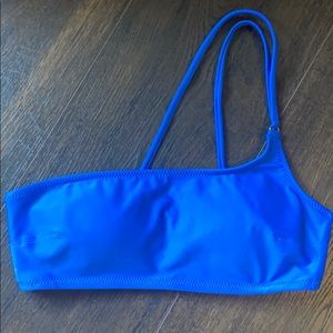 Aerie One Shoulder Bandeau Bikini Top